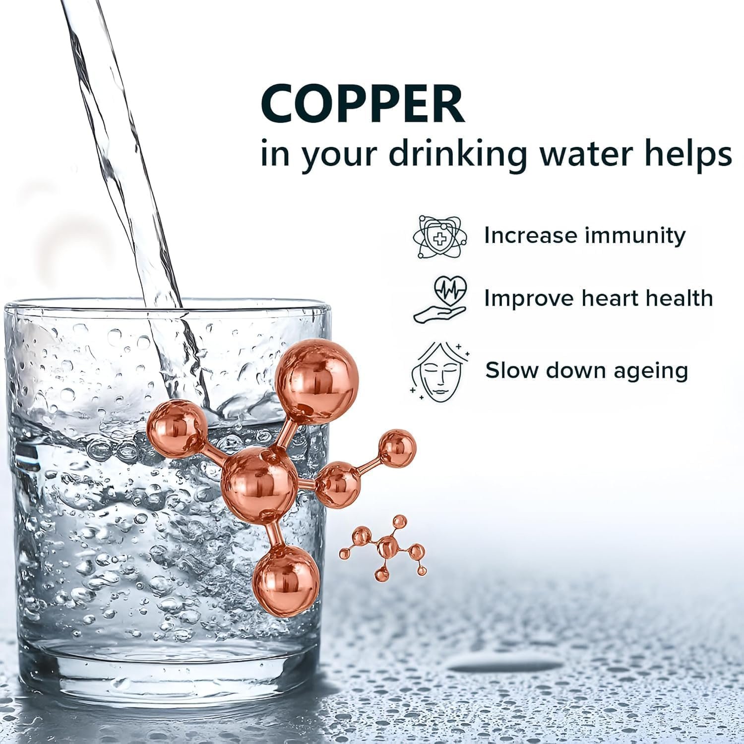 Aqua Grand Plus RO Domestic Water Purifier (RO+ LED UV+UF+COPPER+ HIGH TDS MEMBRANE+ TDS CONTROL) Fully Automatic, Best For Home/Office Use | 12 Liter