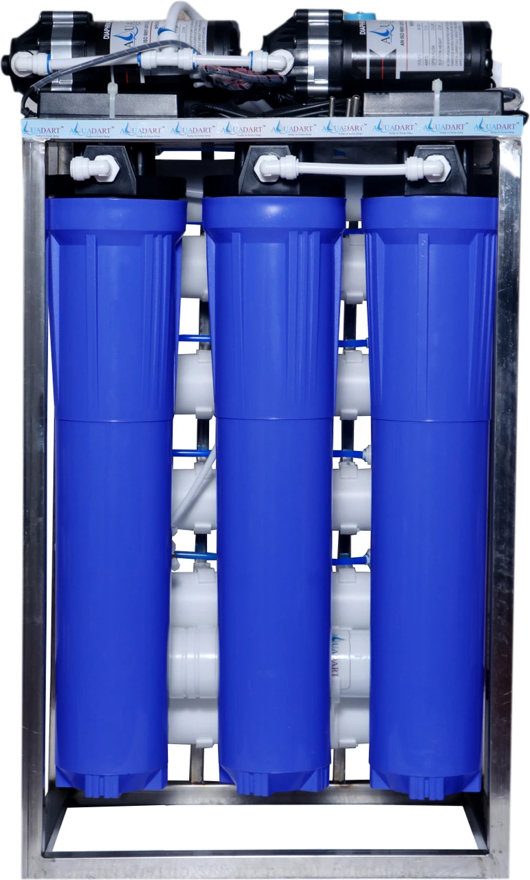 AquaDart 100 LPH  Water Purifier Plant With Auto Shut Off And TDS Adjuster 100 L RO Water Purifier (Blue)