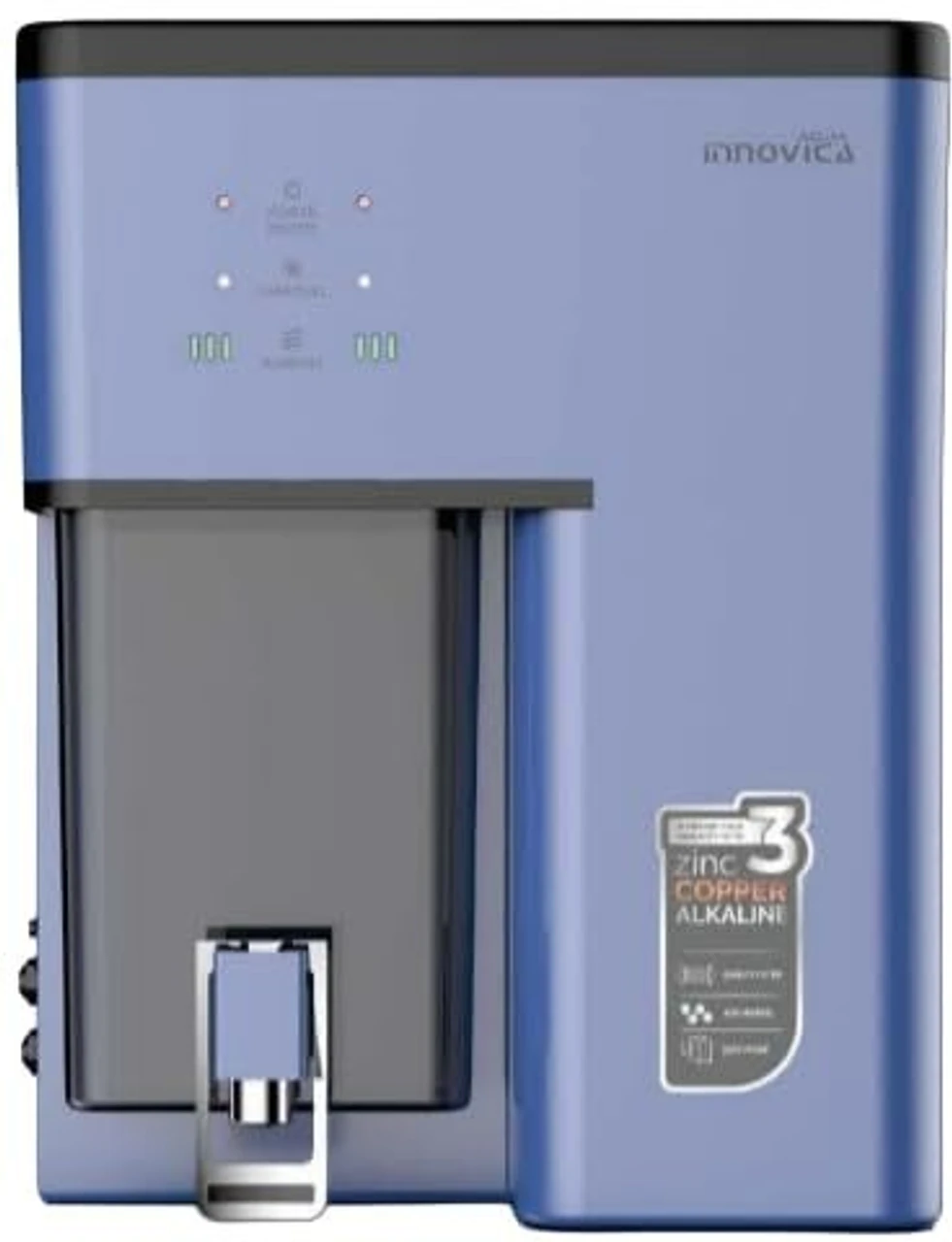 Aqua Innovica RO Water purifier 10 L RO + UV + UF + Minerals + TDS Control Water Purifier (Blue)